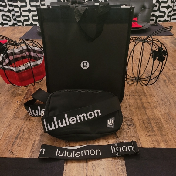 lululemon athletica Handbags - Lululemon Athletica everywhere belt bag, shopping bag & headband